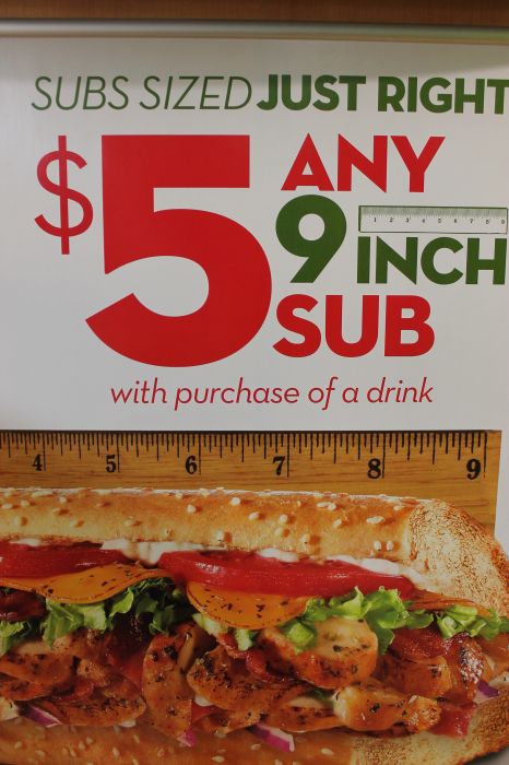 any 9 inch SUBS for $5