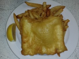 Halibut and chips