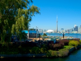 View of Toronto skyline from C