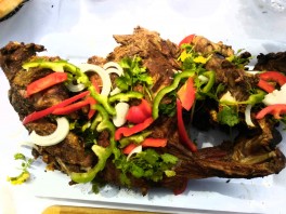 Organic lamb kabab